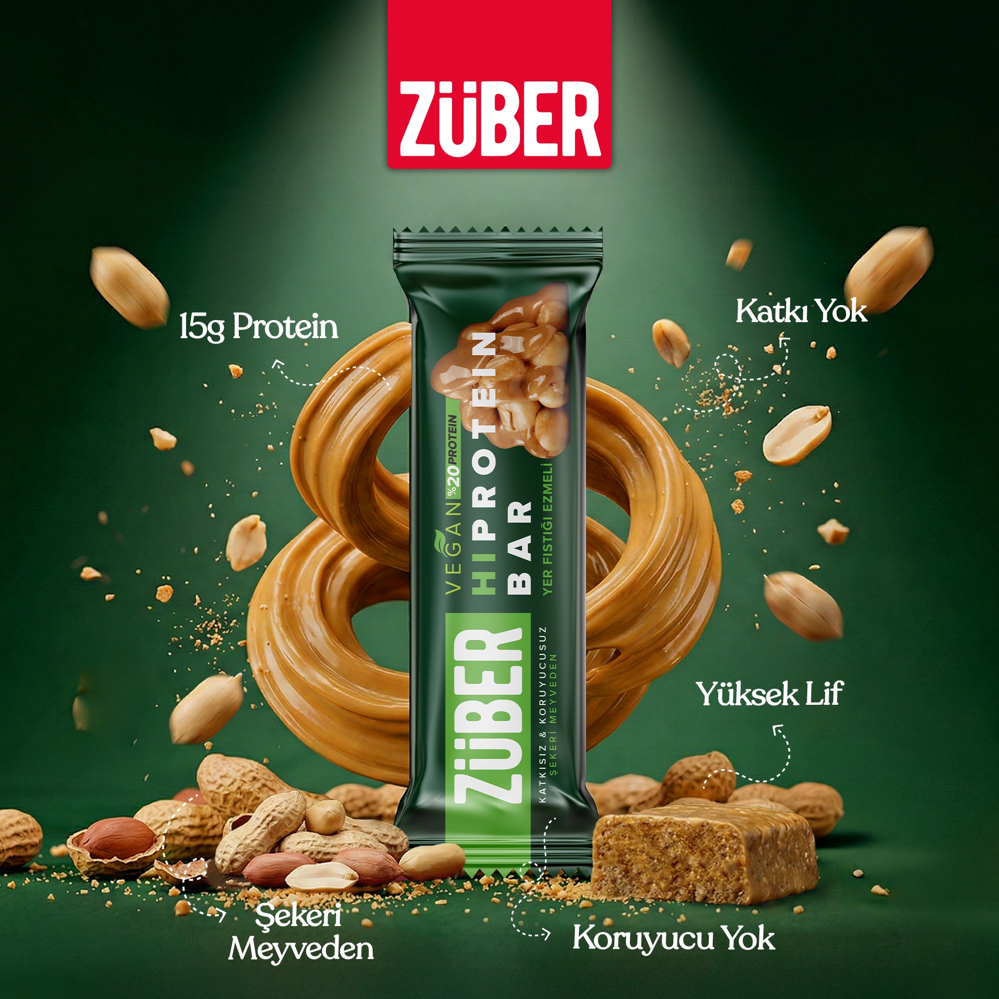 Peanut Butter Vegan Hi-Protein Bar (45g)