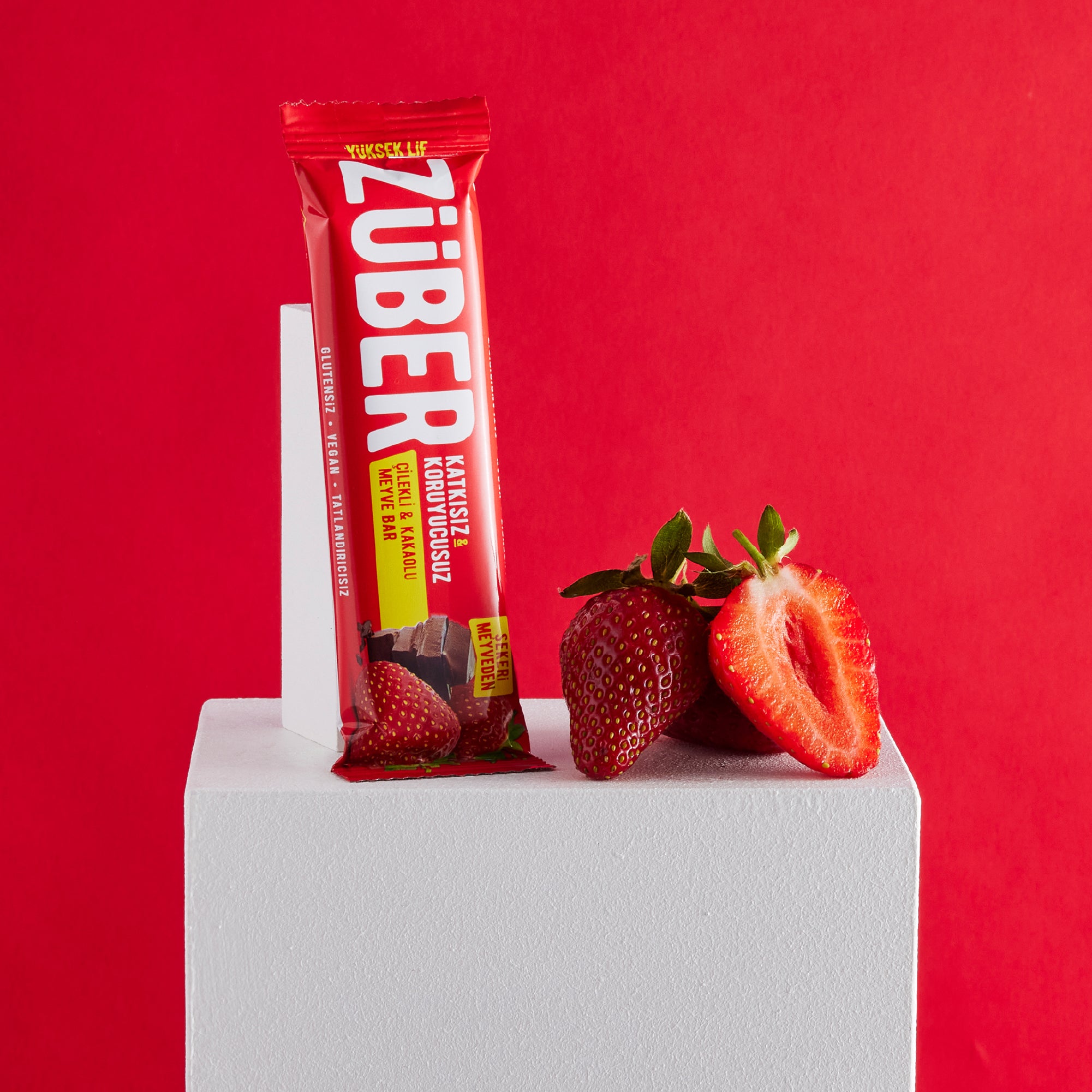 Strawberry Cocoa Fruit Bar (40g)