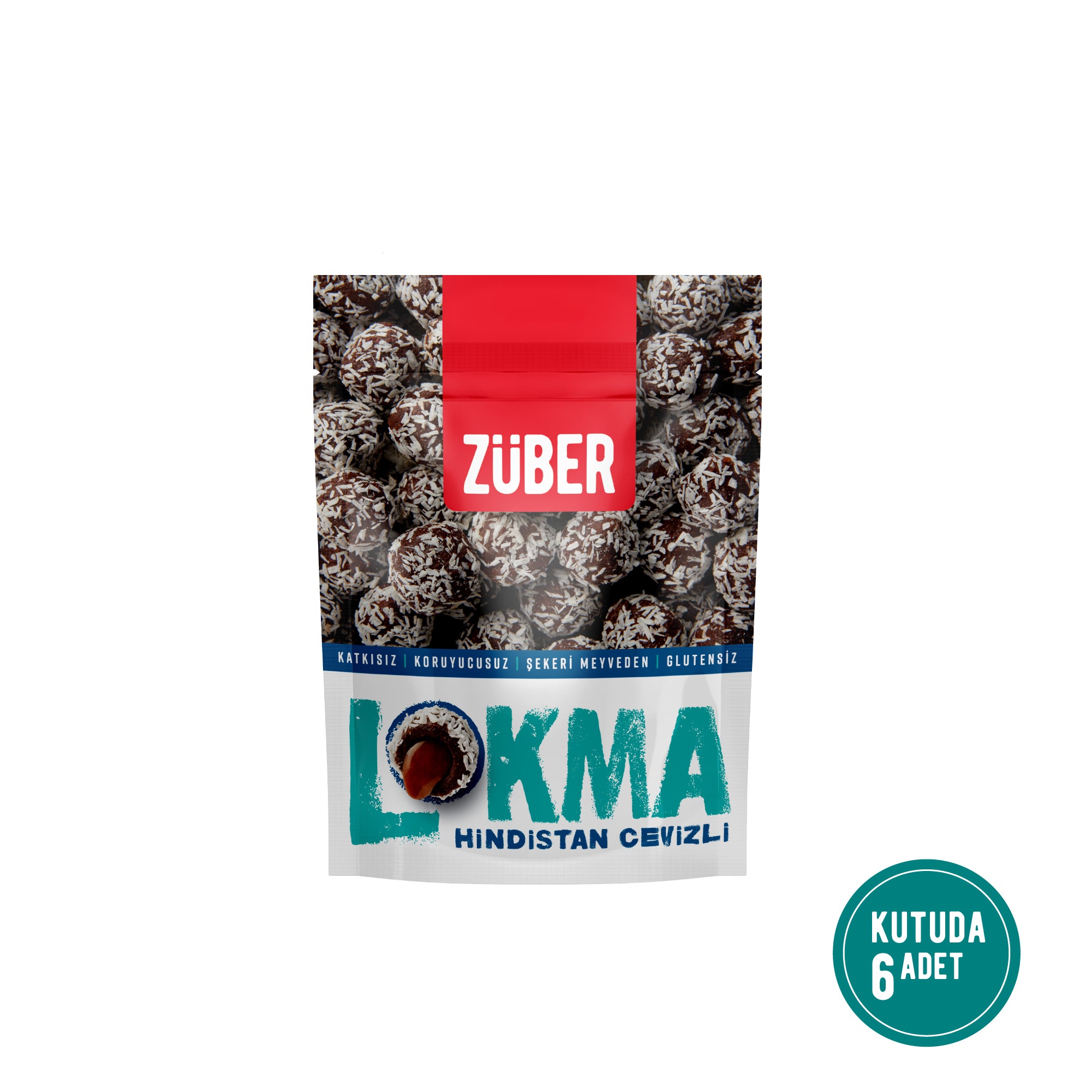 Coconut-Coated Cocoa Hazelnut Fruit Ball (96g)