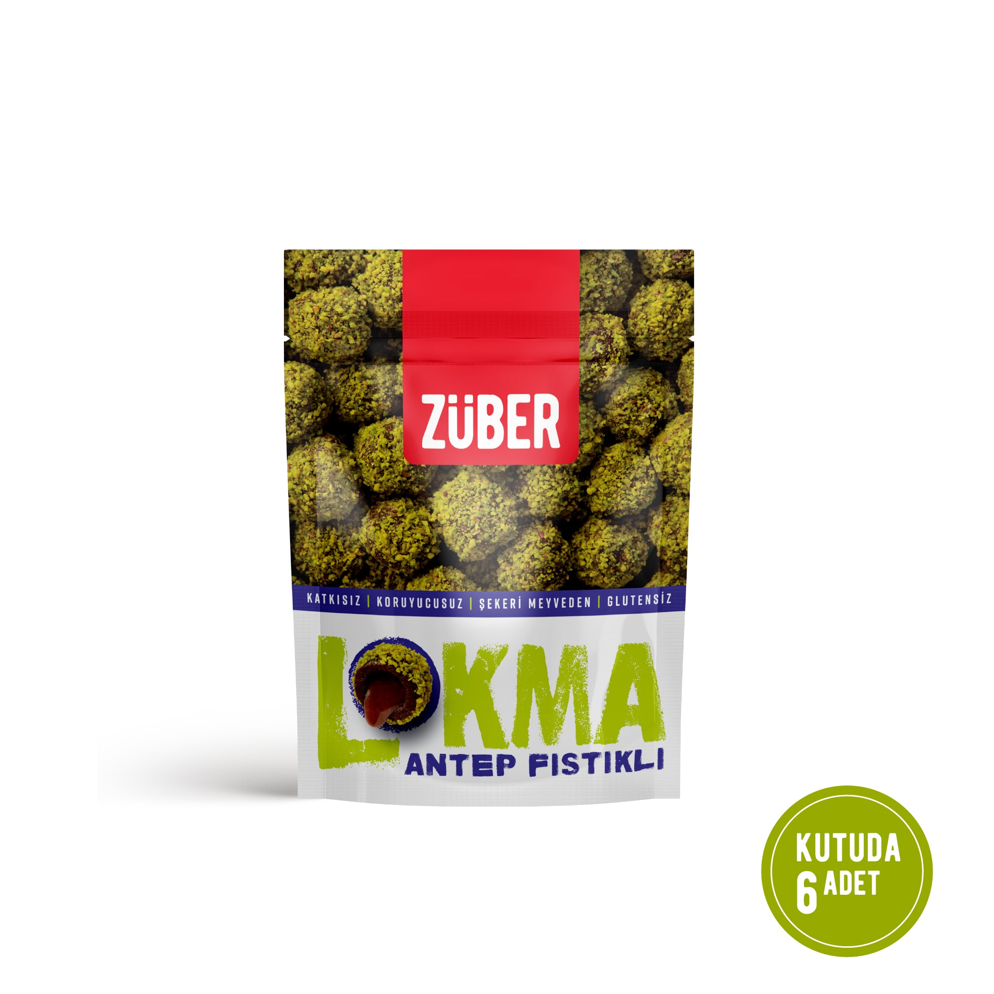 Pistachio-Coated Cocoa Hazelnut Fruit Ball (96g)