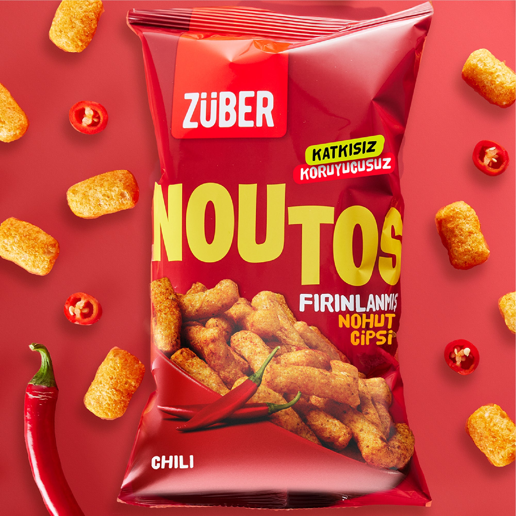 Chili Spiced Chickpea Chips (55g)