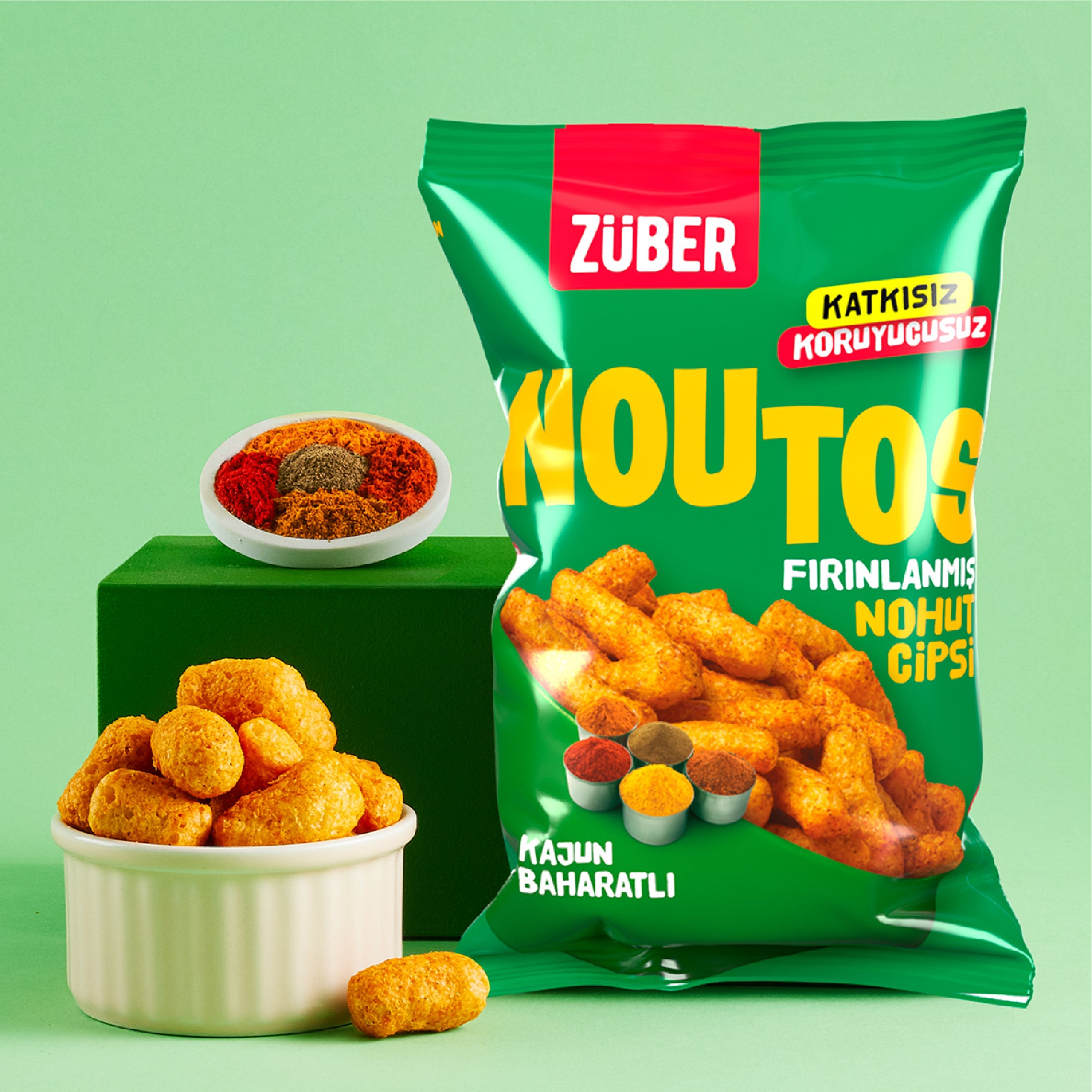 Cajun Spiced Chickpea Chips (55g)