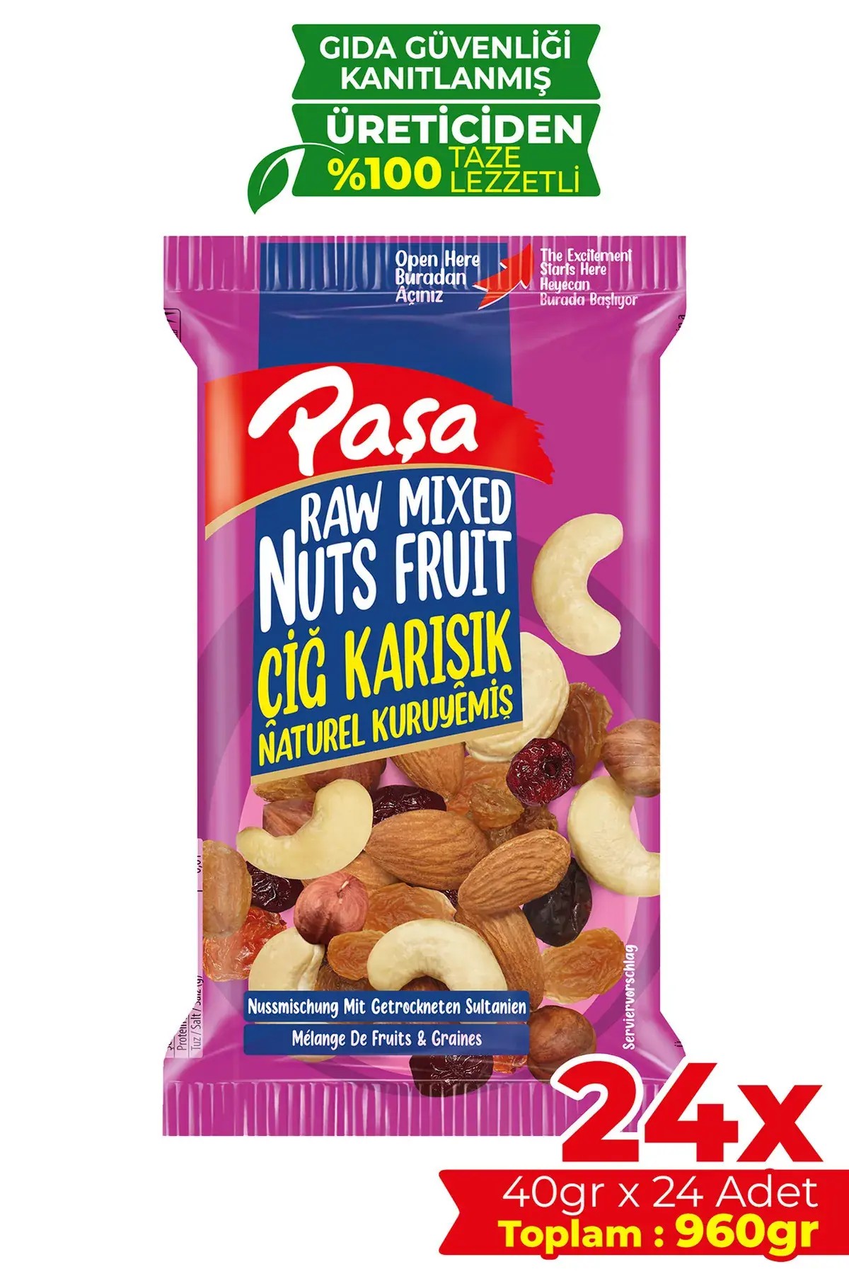 Raw Mixed Nuts (40g)