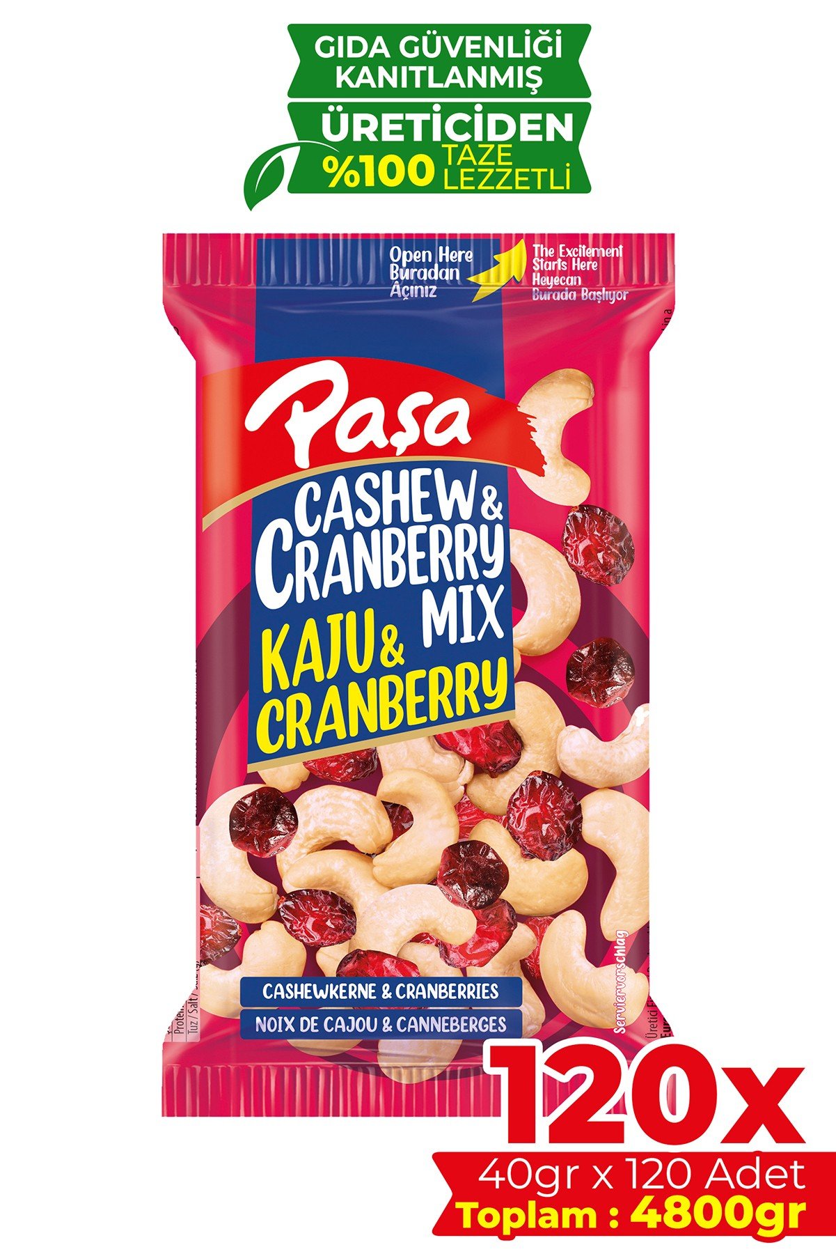 Cashew & Cranberry Mix (40g)