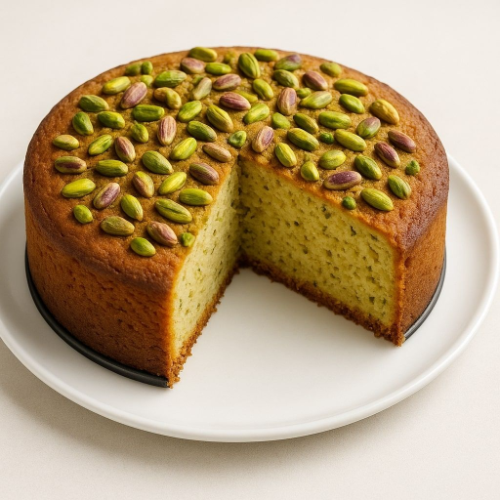 Pistachio carrot cake