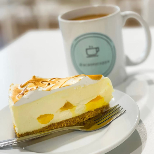 Vegan Pistachio Latte And Lemon Cheesecake