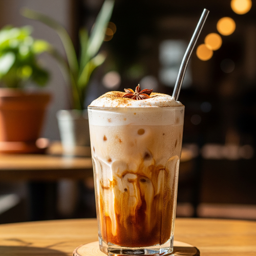 Vegan  Chai Tea Latte With Iced