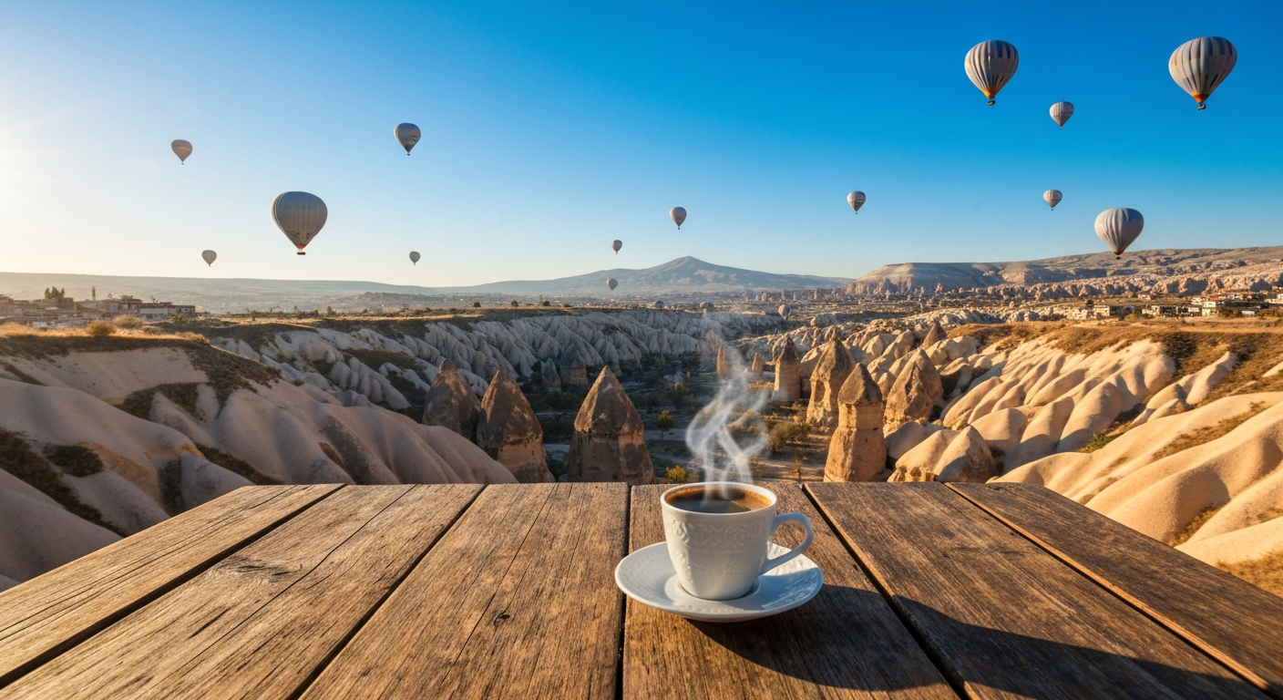 Morning Coffee in Cappadocia: A Unique Experience with Fairy Chimney Views
